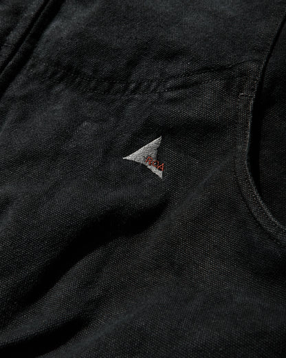 ROA Ash Canvas Jacket Washed Black Coats and Jackets Jackets YBMW006FA06 BLK0020