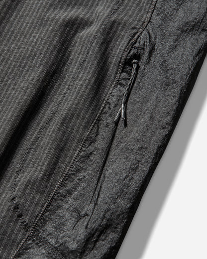 ROA Numb Pinstriped Hooded Wind Jacket Black Coats and Jackets Jackets YBMW007FA07 BLK0001