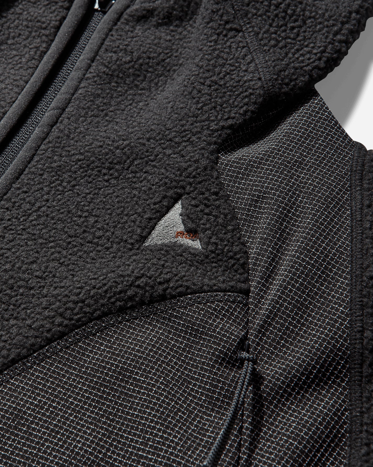 ROA Ocular Polartec Thermal Pro Zip Up Hoodie Black Coats and Jackets Jackets YBUW066FA40 BLK0001