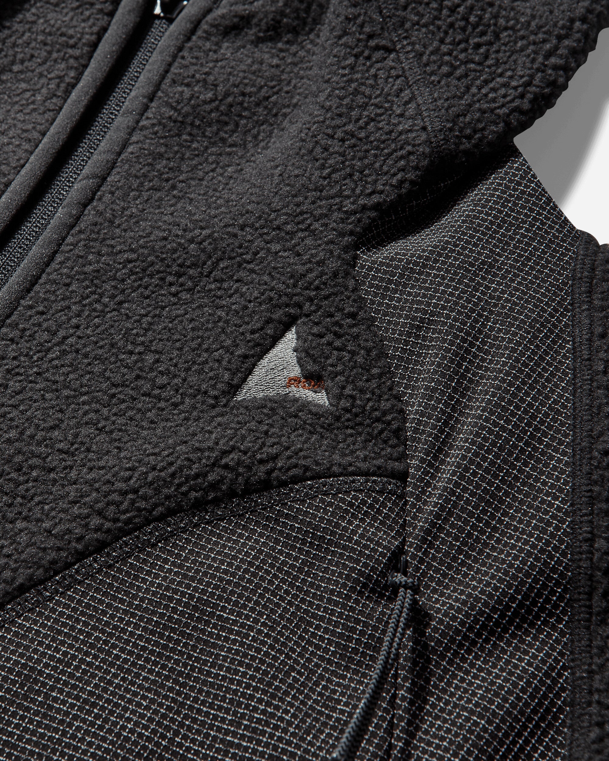 ROA Ocular Polartec Thermal Pro Zip Up Hoodie Black Coats and Jackets Jackets YBUW066FA40 BLK0001