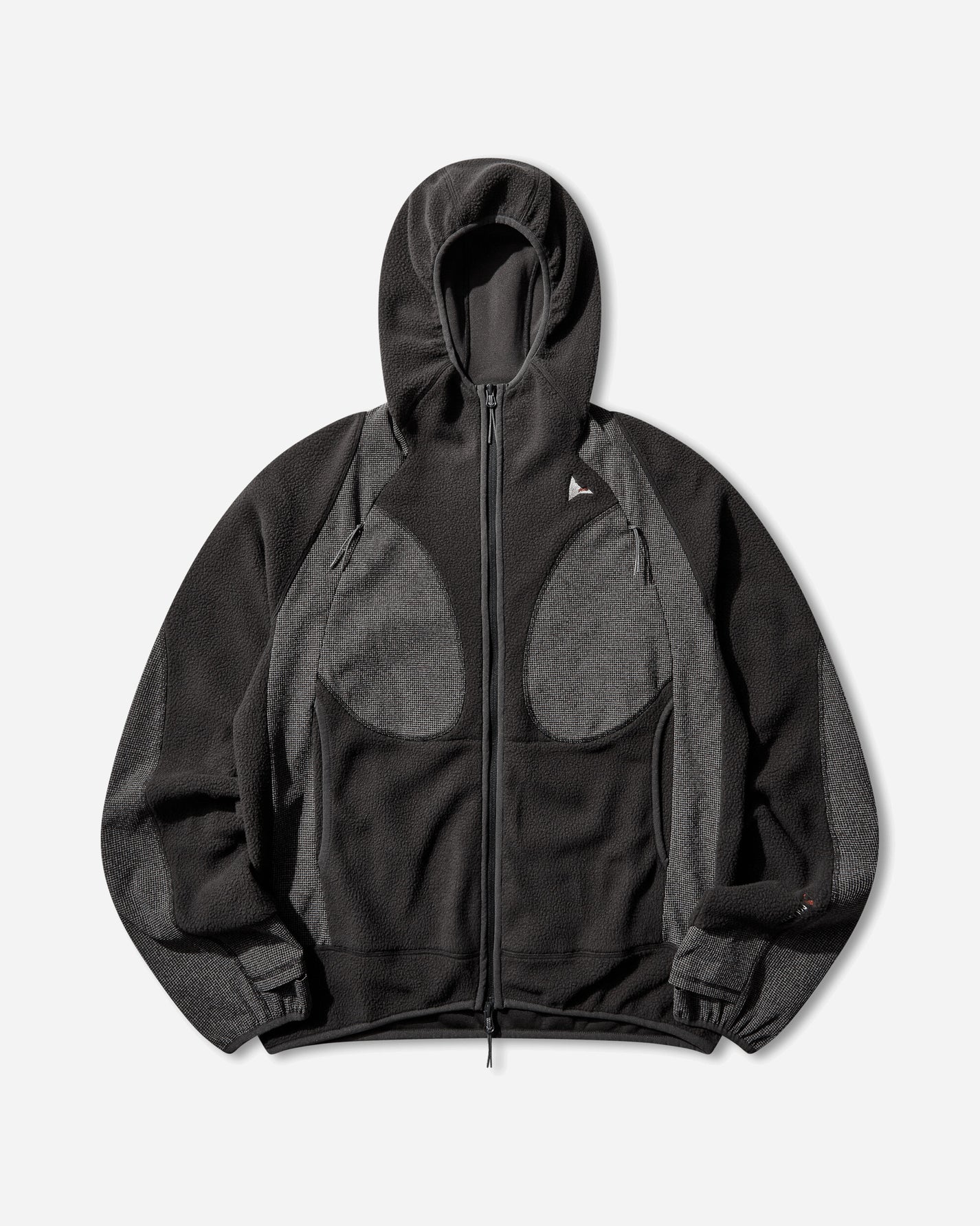 ROA Ocular Polartec Thermal Pro Zip Up Hoodie Black Coats and Jackets Jackets YBUW066FA40 BLK0001
