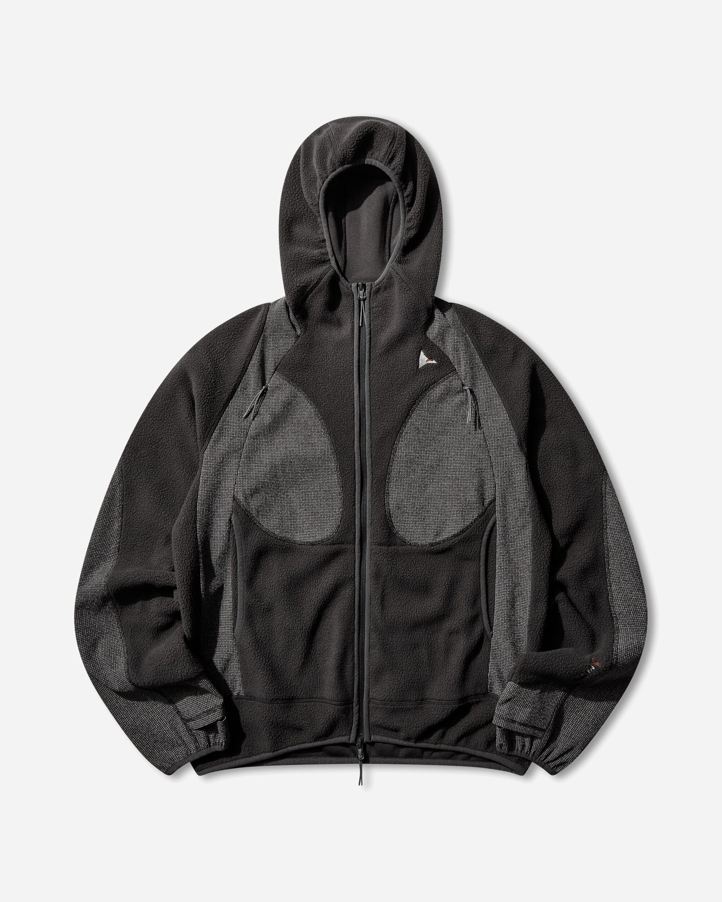 ROA Ocular Polartec Thermal Pro Zip Up Hoodie Black Coats and Jackets Jackets YBUW066FA40 BLK0001