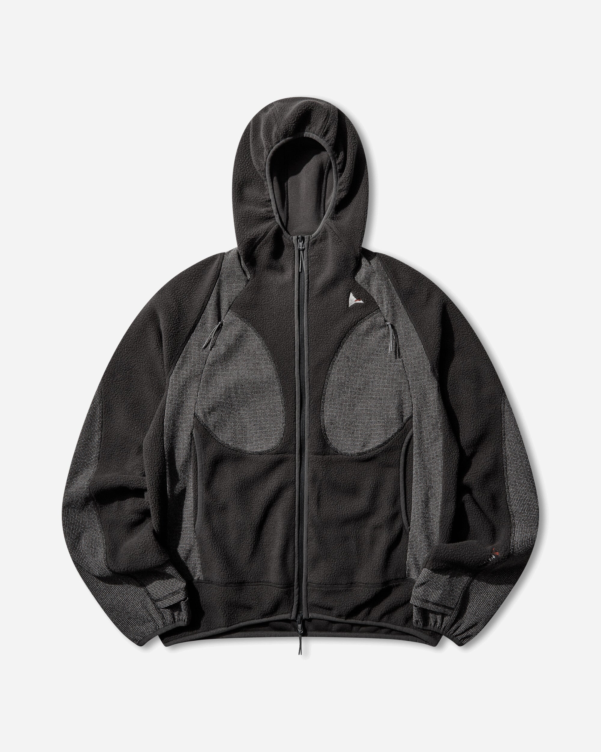 ROA Ocular Polartec Thermal Pro Zip Up Hoodie Black Coats and Jackets Jackets YBUW066FA40 BLK0001