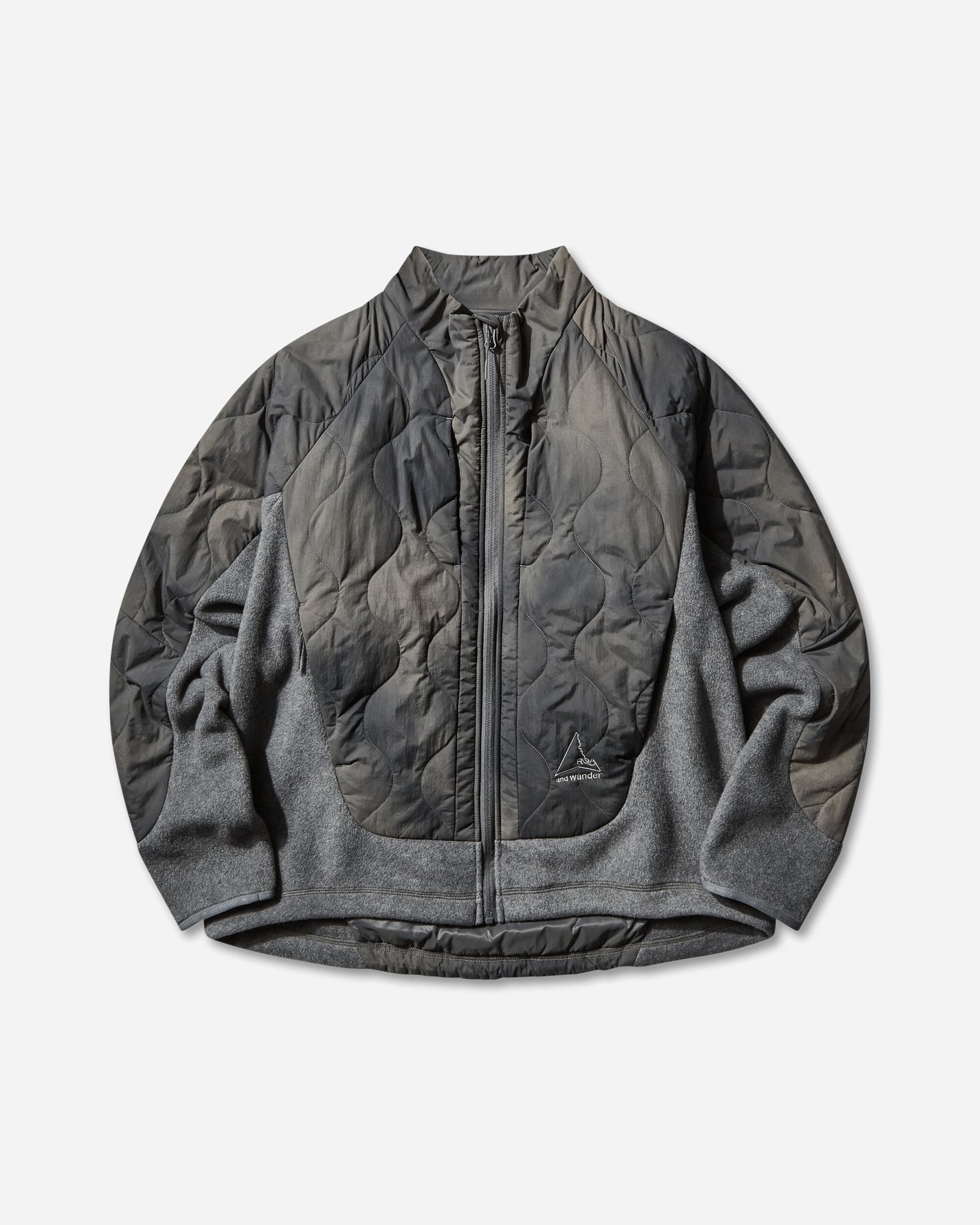 ROA Roa x And Wander Quilted Fleece Jacket Grey Coats and Jackets Jackets 5745241538 20
