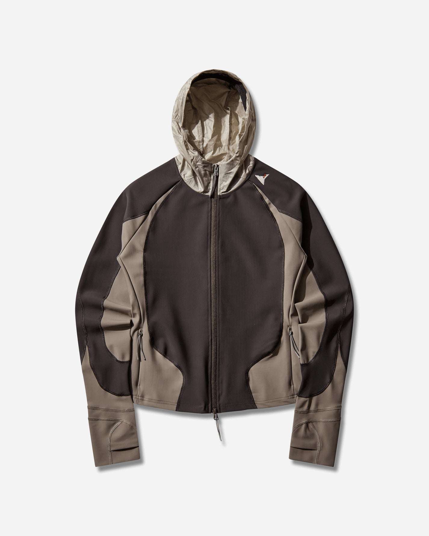 ROA Spine Stretch Hooded Jacket Dark Brown Coats and Jackets Jackets YBWW015FA06 BRW0003