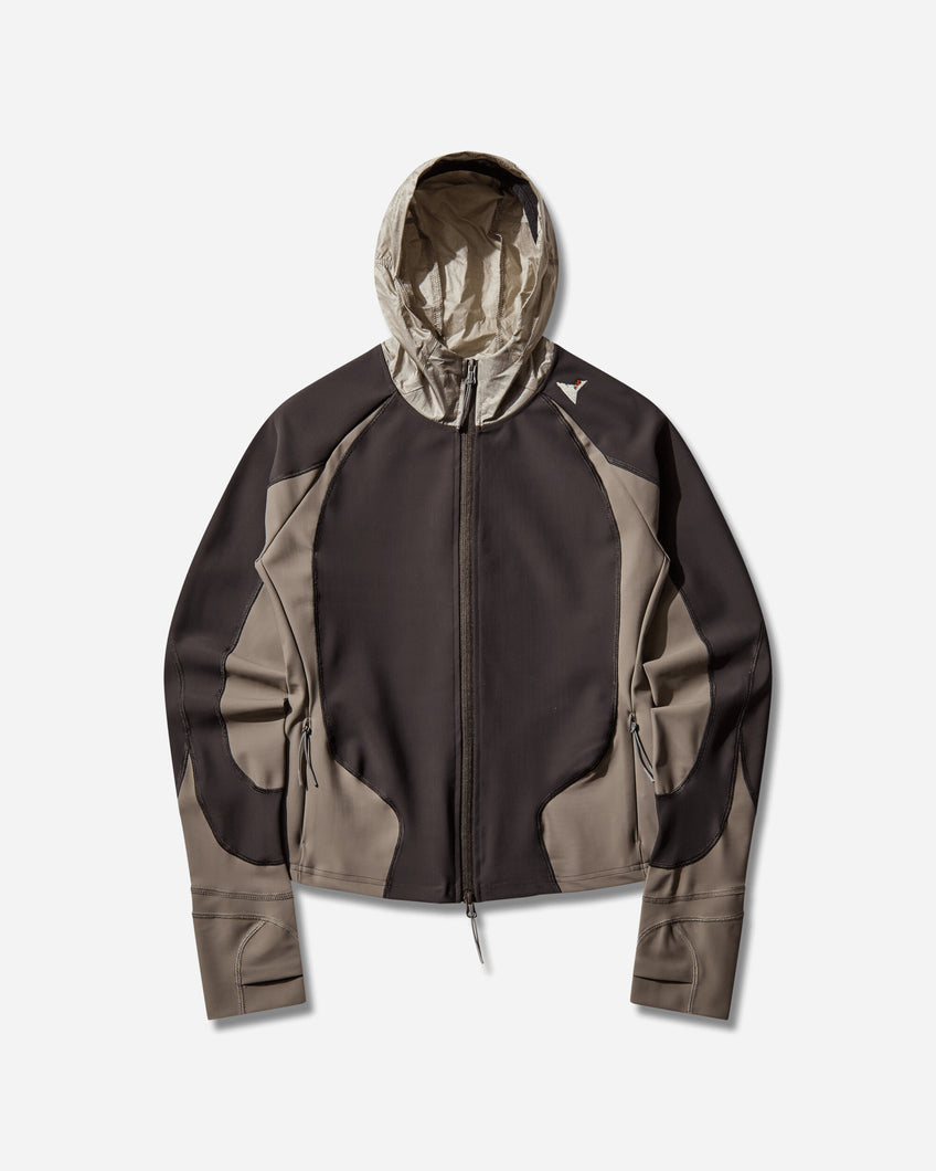 ROA Spine Stretch Hooded Jacket Dark Brown Coats and Jackets Jackets YBWW015FA06 BRW0003