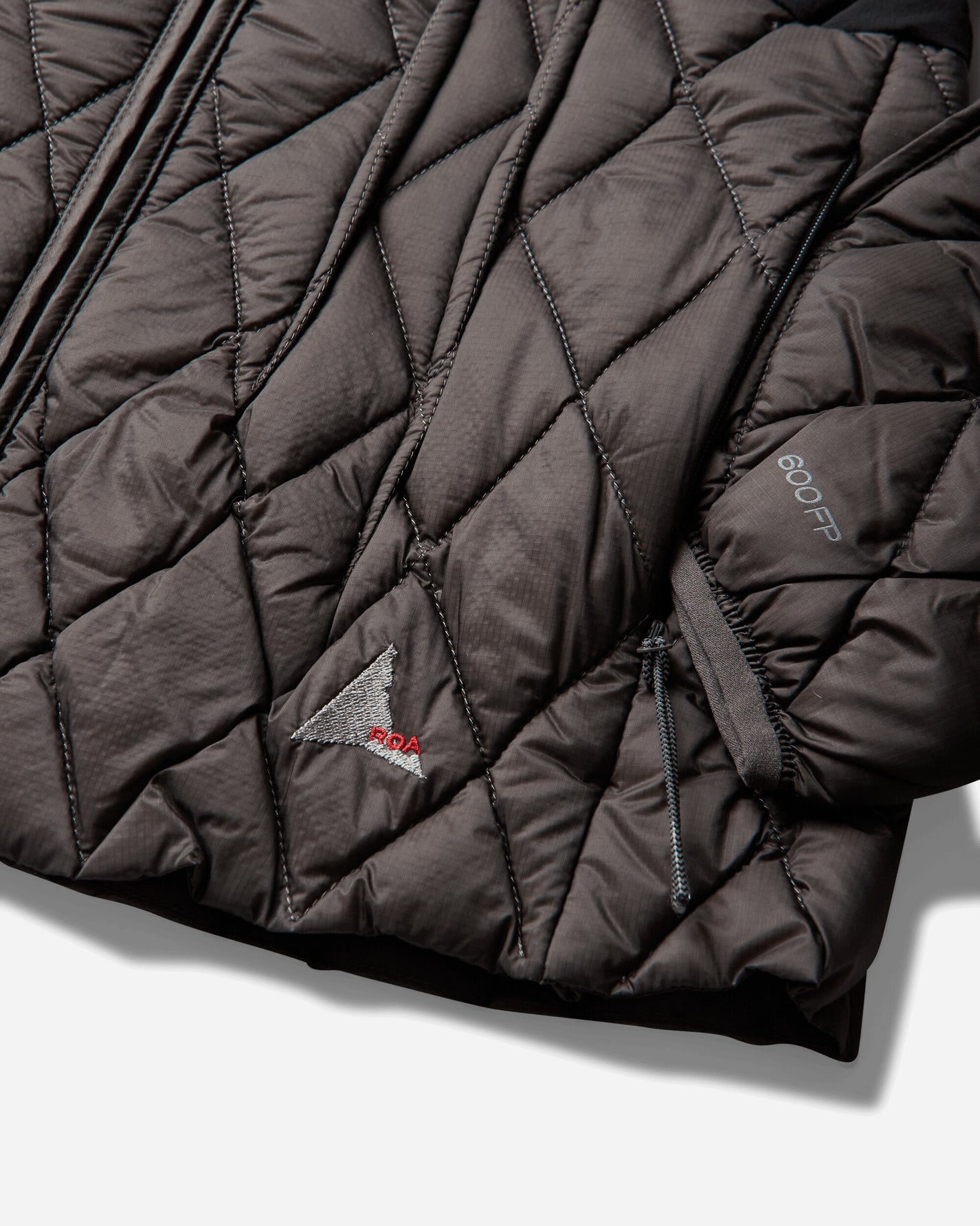 ROA Twiya 600 Fill Power Down Liner Graphite Coats and Jackets Jackets YBWW056FA24 GRY0045