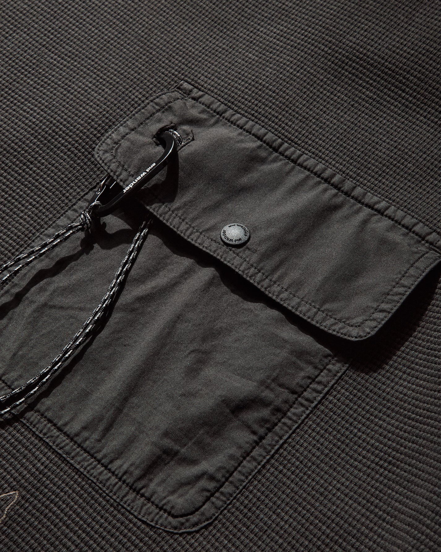 ROA Roa x And Wander Garment-dyed Long Sleeve Black T-Shirts Longsleeve 5745284539 10