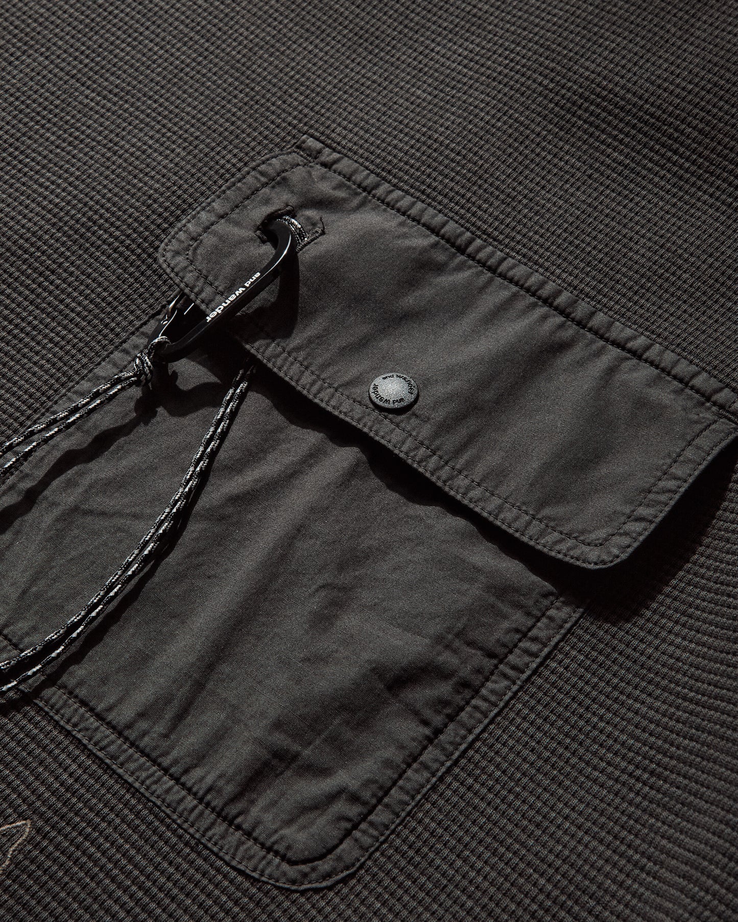 ROA Roa x And Wander Garment-dyed Long Sleeve Black T-Shirts Longsleeve 5745284539 10