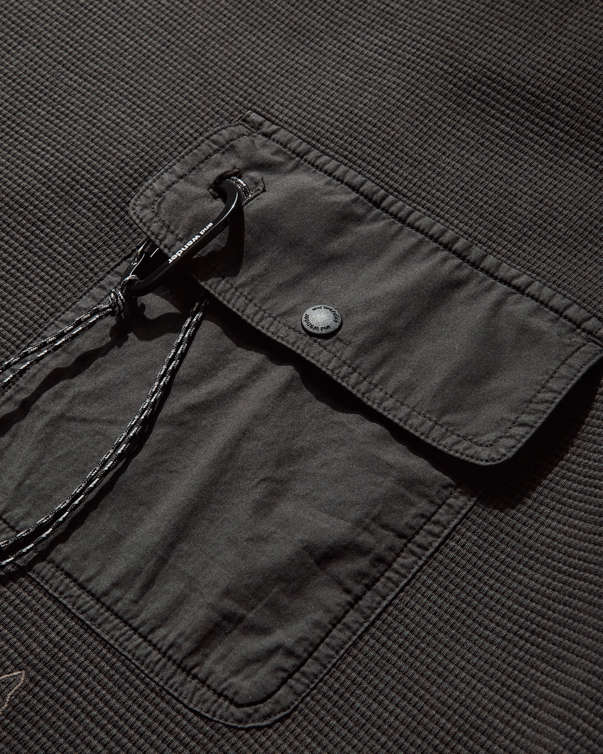 ROA Roa x And Wander Garment-dyed Long Sleeve Black T-Shirts Longsleeve 5745284539 10