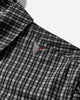 ROA Aair Floweave Printed Check Long Sleeve Hooded Shirt Anthracite Shirts Longsleeve Shirt YBMW016FA16 ANT0001