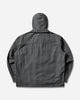 ROA Aair Floweave Printed Check Long Sleeve Hooded Shirt Anthracite Shirts Longsleeve Shirt YBMW016FA16 ANT0001