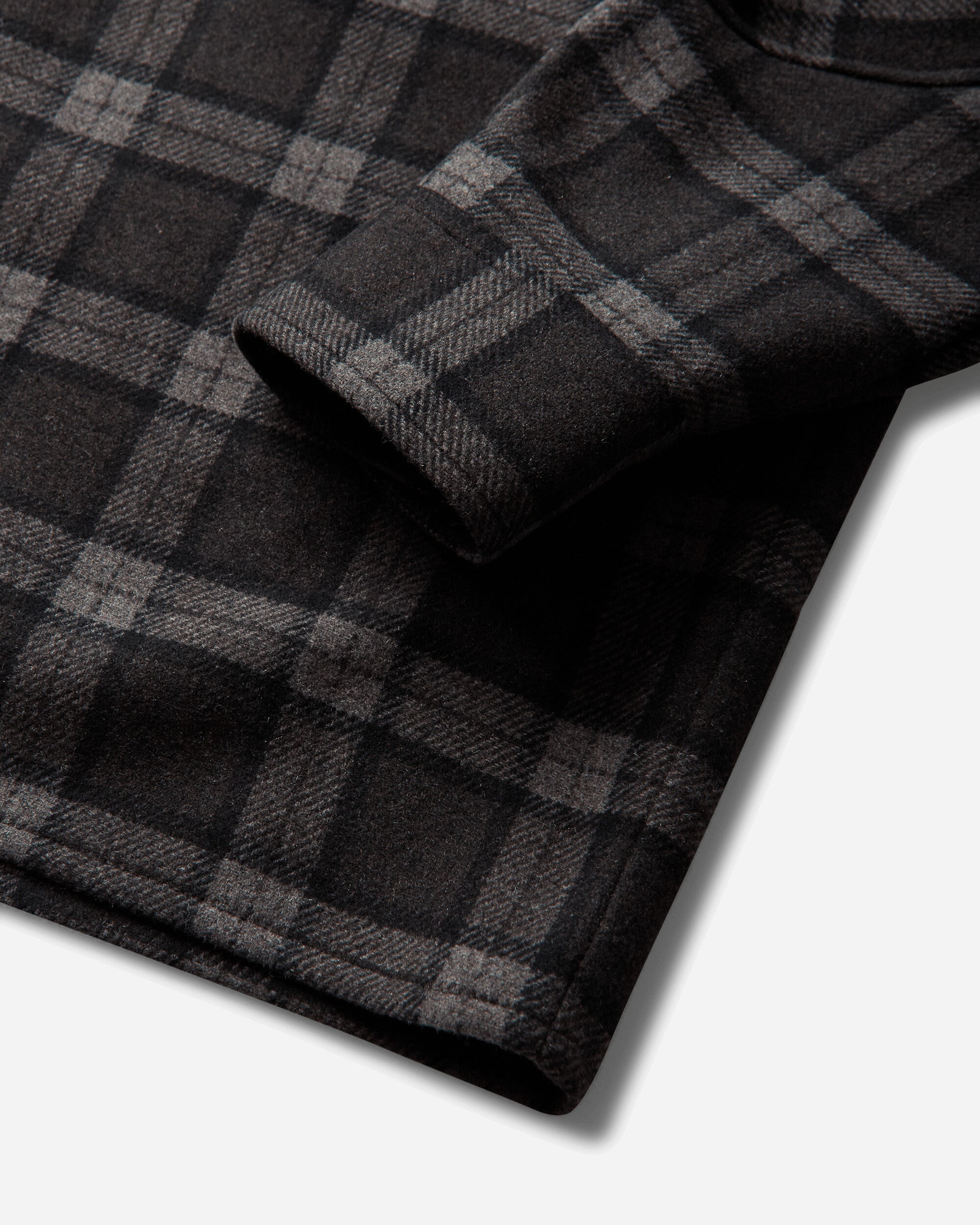 ROA Logger Wool Check Long Sleeve Shirt Anthracite Shirts Longsleeve Shirt YBMW0229FA179 ANT0001