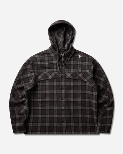 ROA Logger Wool Check Long Sleeve Shirt Anthracite Shirts Longsleeve Shirt YBMW0229FA179 ANT0001