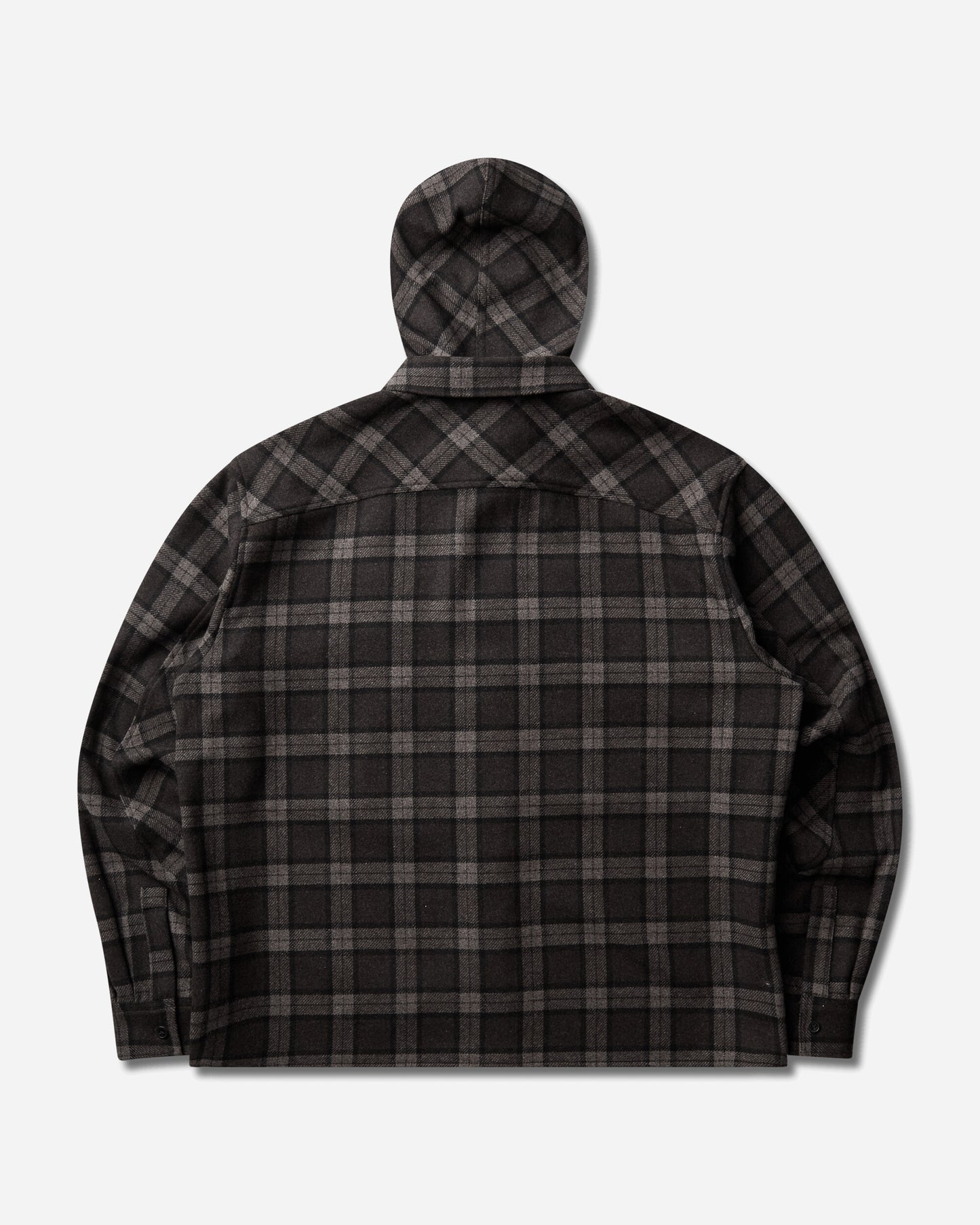 ROA Logger Wool Check Long Sleeve Shirt Anthracite Shirts Longsleeve Shirt YBMW0229FA179 ANT0001
