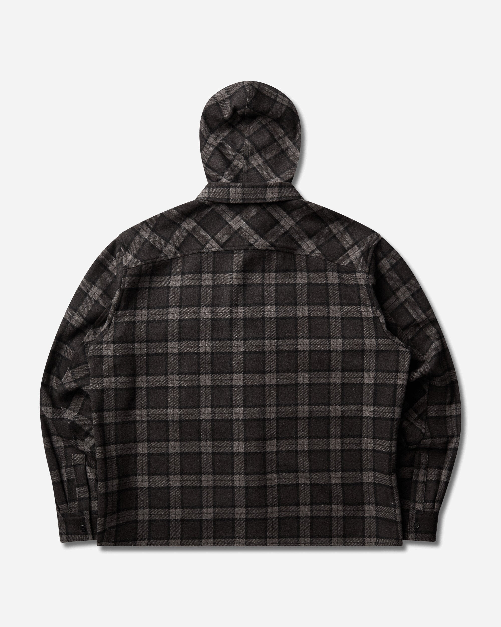 ROA Logger Wool Check Long Sleeve Shirt Anthracite Shirts Longsleeve Shirt YBMW0229FA179 ANT0001
