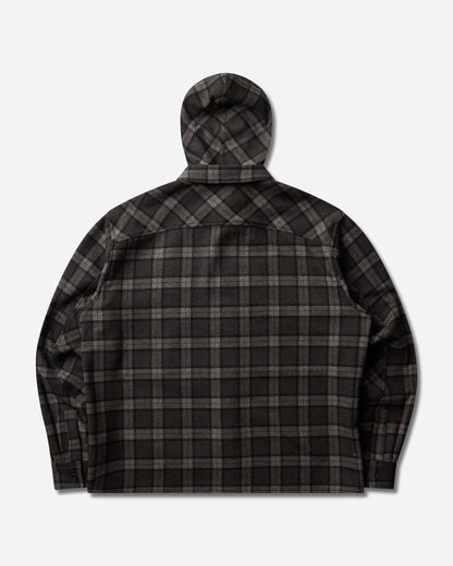 ROA Logger Wool Check Long Sleeve Shirt Anthracite Shirts Longsleeve Shirt YBMW0229FA179 ANT0001