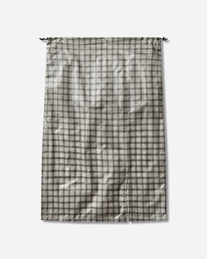 ROA Nia See Through Printed Check Mid Skirt White Skirts Midi YBWW033FA13 WTH0001