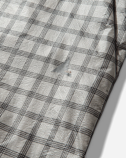 ROA Nia See Through Printed Check Mid Skirt White Skirts Midi YBWW033FA13 WTH0001