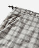 ROA Nia See Through Printed Check Mid Skirt White Skirts Midi YBWW033FA13 WTH0001