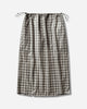 ROA Nia See Through Printed Check Mid Skirt White Skirts Midi YBWW033FA13 WTH0001