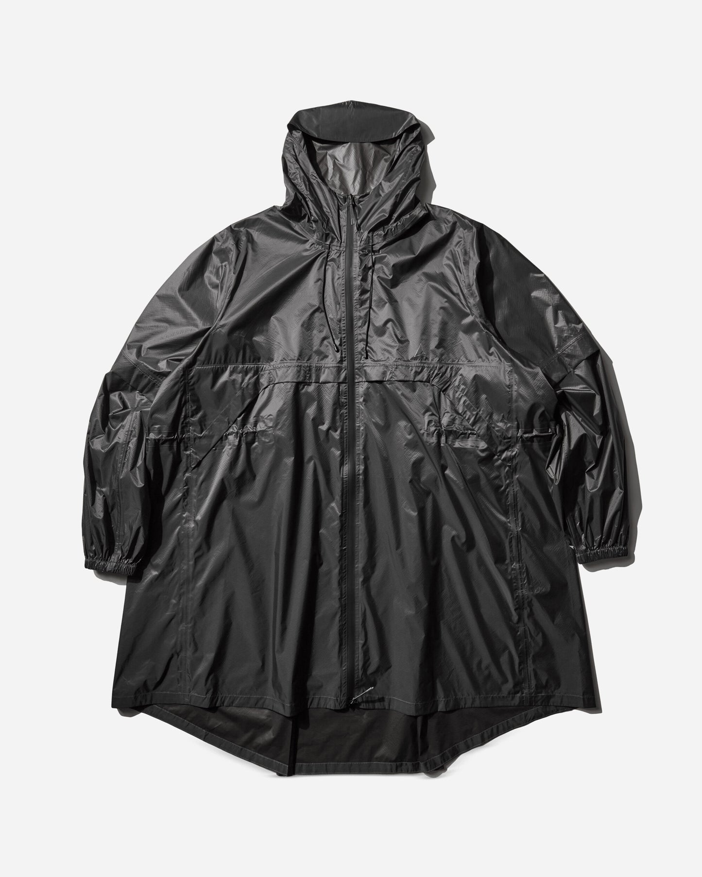ROA Surface Packable Grid Rain Coat Dark Grey Coats and Jackets Parka Jackets RBMW0503FA337 GRY0003