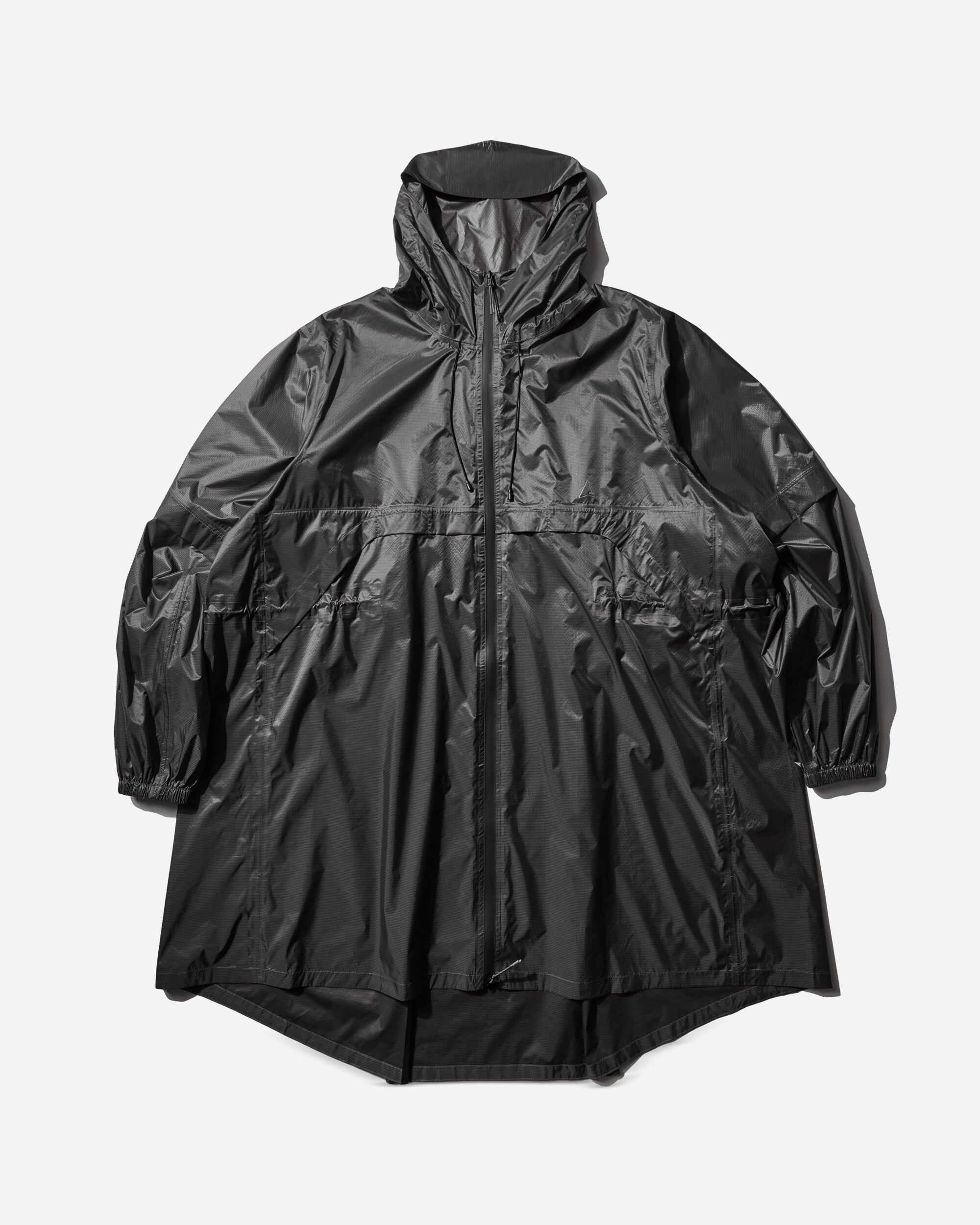 ROA Surface Packable Grid Rain Coat Dark Grey Coats and Jackets Parka Jackets RBMW0503FA337 GRY0003