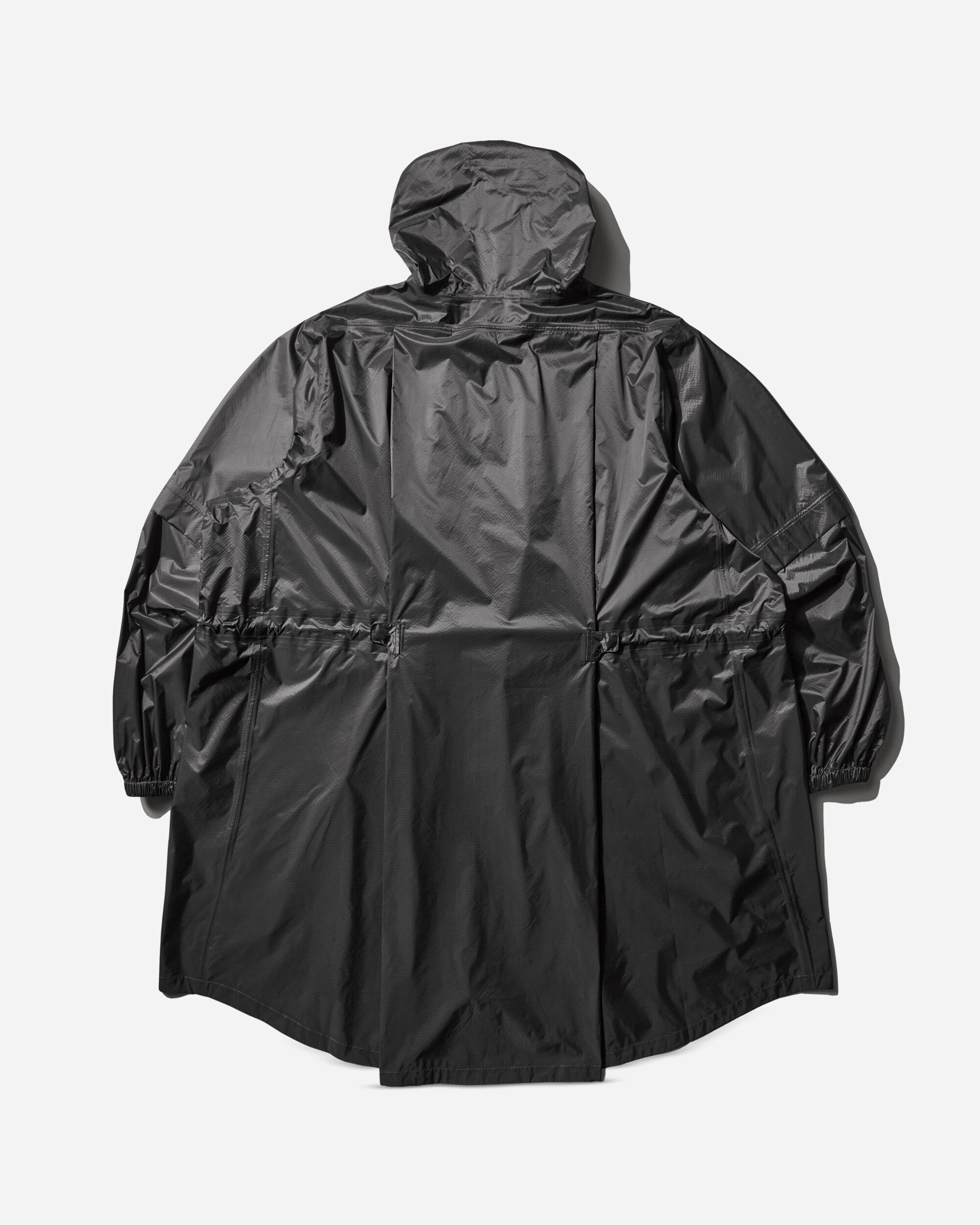 ROA Surface Packable Grid Rain Coat Dark Grey Coats and Jackets Parka Jackets RBMW0503FA337 GRY0003