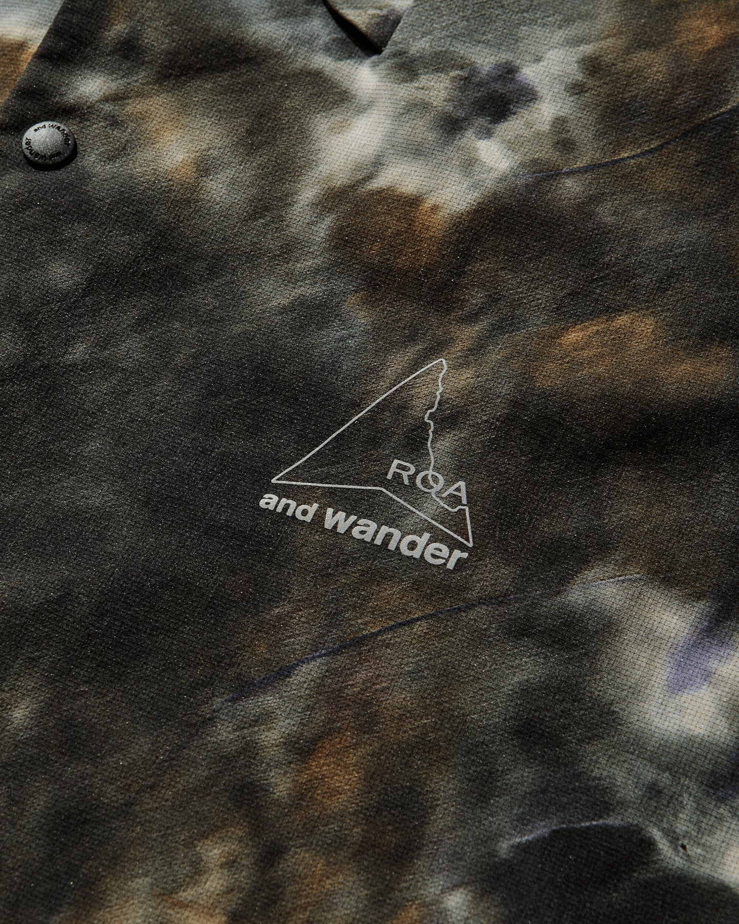 ROA R03 Roa × And Wander Printed Breathable Shirt Camo Shirts Shortsleeve Shirt 5746183513SJ 403