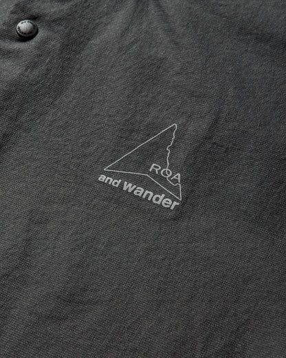 ROA R04 Roa × And Wander Breathable Shirt Charcoal Shirts Shortsleeve Shirt 5746183512SJ 022