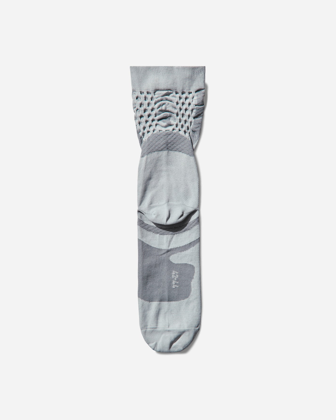 ROA Bones Logo Q Skin Technical Crew Socks Light Grey Underwear Socks YBUW003YA03 GRY0004