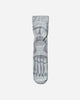 ROA Bones Logo Q Skin Technical Crew Socks Light Grey Underwear Socks YBUW003YA03 GRY0004