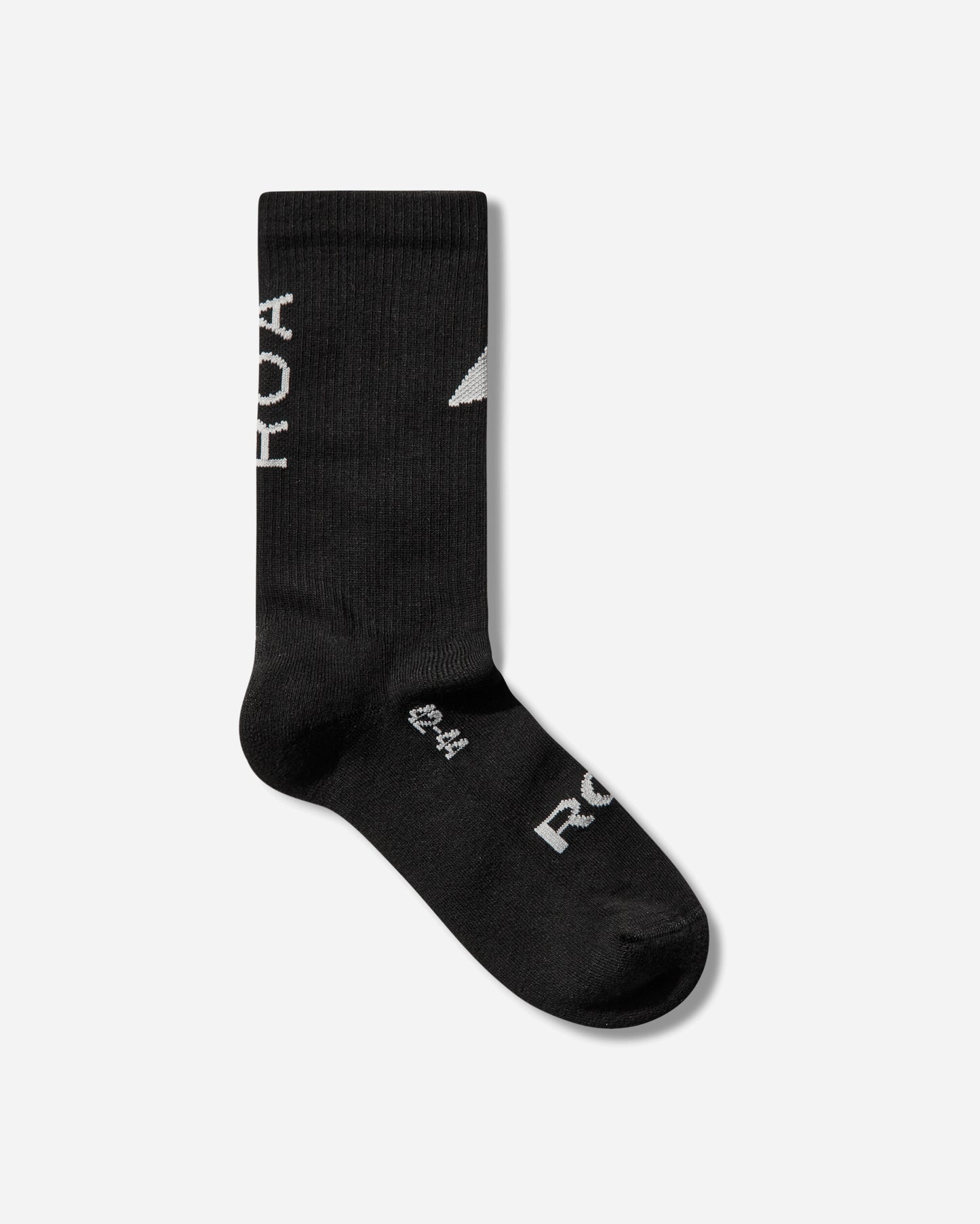 ROA Logo Biofil Socks Black/Light Grey Underwear Socks YBUW087YA26 BLK0044