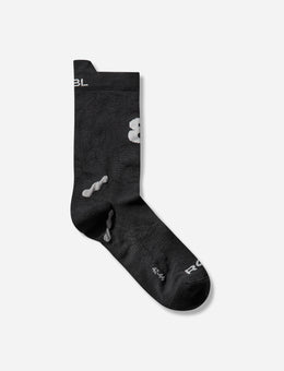 ROA Roa x Eightlines RYLI Q-skin Technical Crew Socks Black Underwear Socks YBUW049YA23 BLK0001