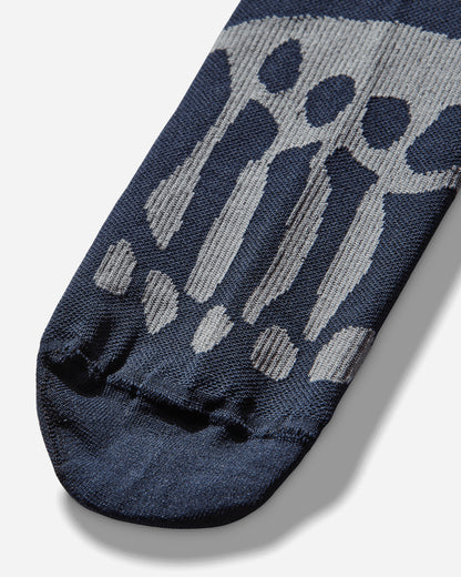 ROA Roa X Mental Athletic Bones Mid Socks Purple Underwear Socks YBMW086YA06 PLE0001