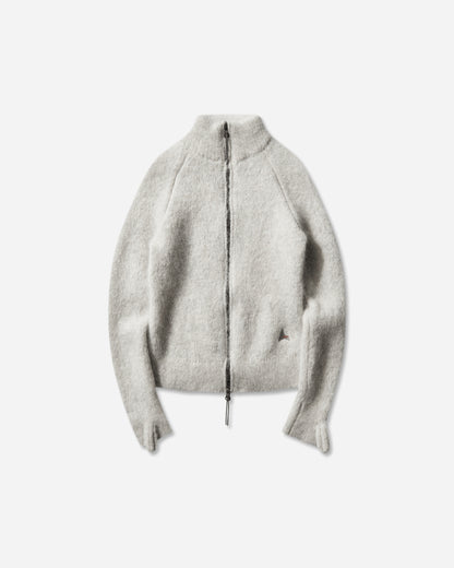 ROA Tasna Mohair Zip Up Sweater Dirty White Knitwears Sweaters YBWW070YA15 WTH0013