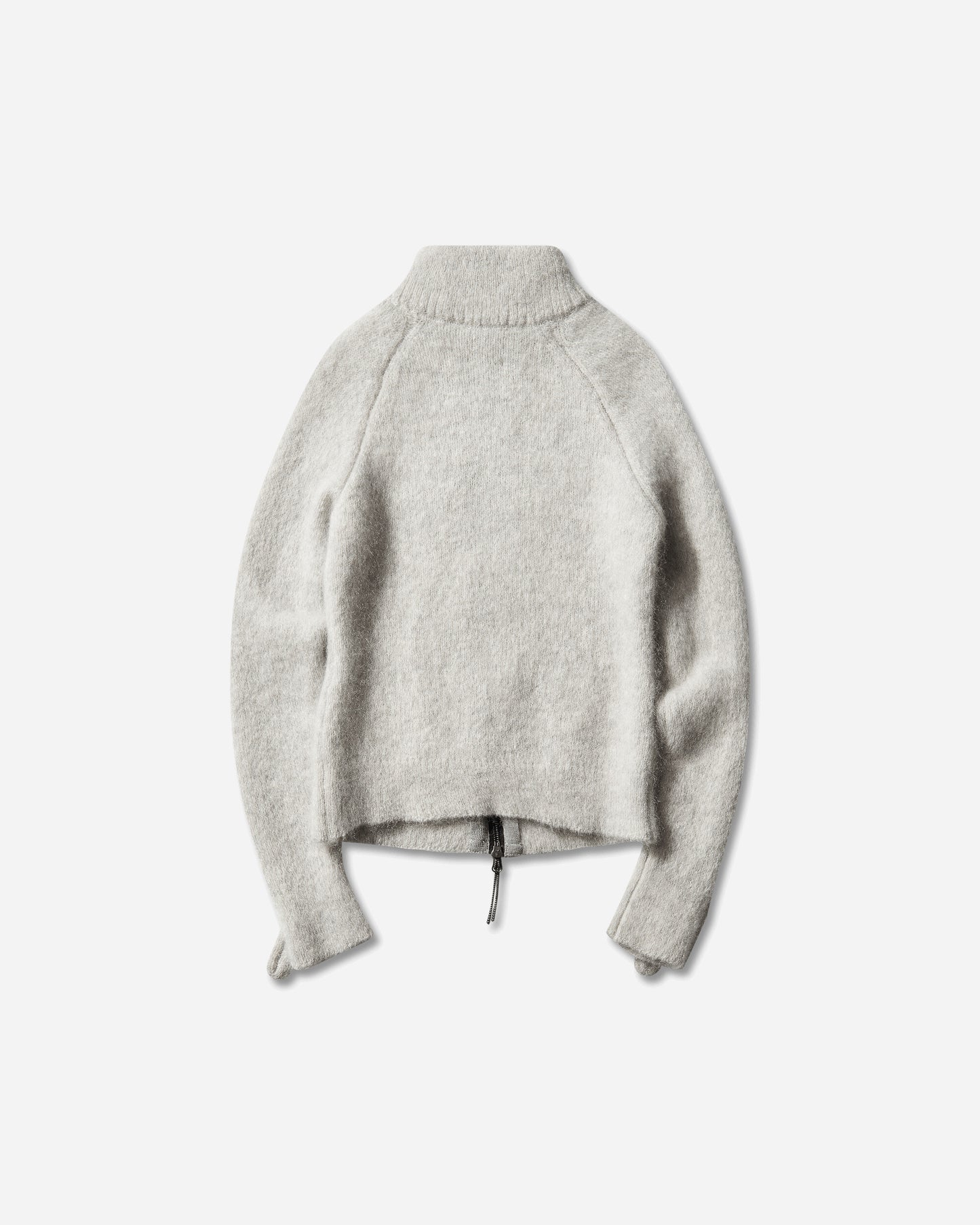ROA Tasna Mohair Zip Up Sweater Dirty White Knitwears Sweaters YBWW070YA15 WTH0013