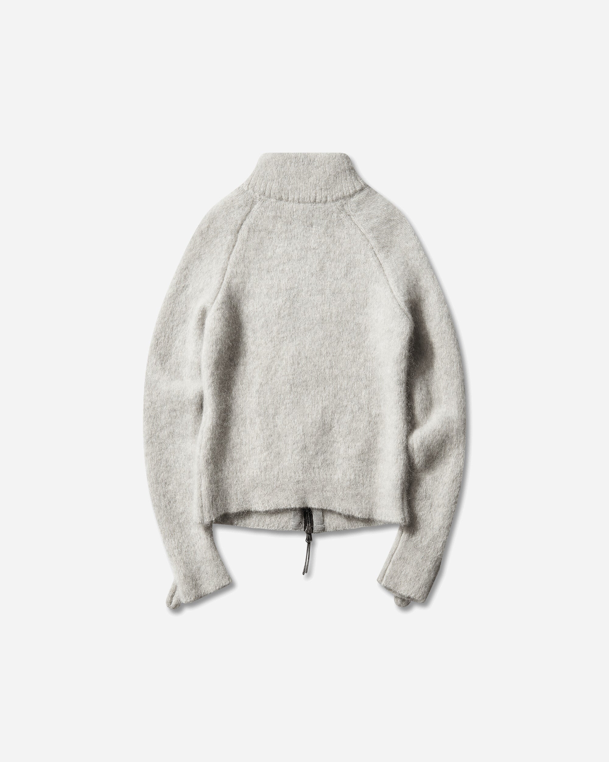 ROA Tasna Mohair Zip Up Sweater Dirty White Knitwears Sweaters YBWW070YA15 WTH0013