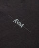 ROA Info Stitch Organic T Shirt Black T-Shirts Top RBMW0545JY58 BLK0001