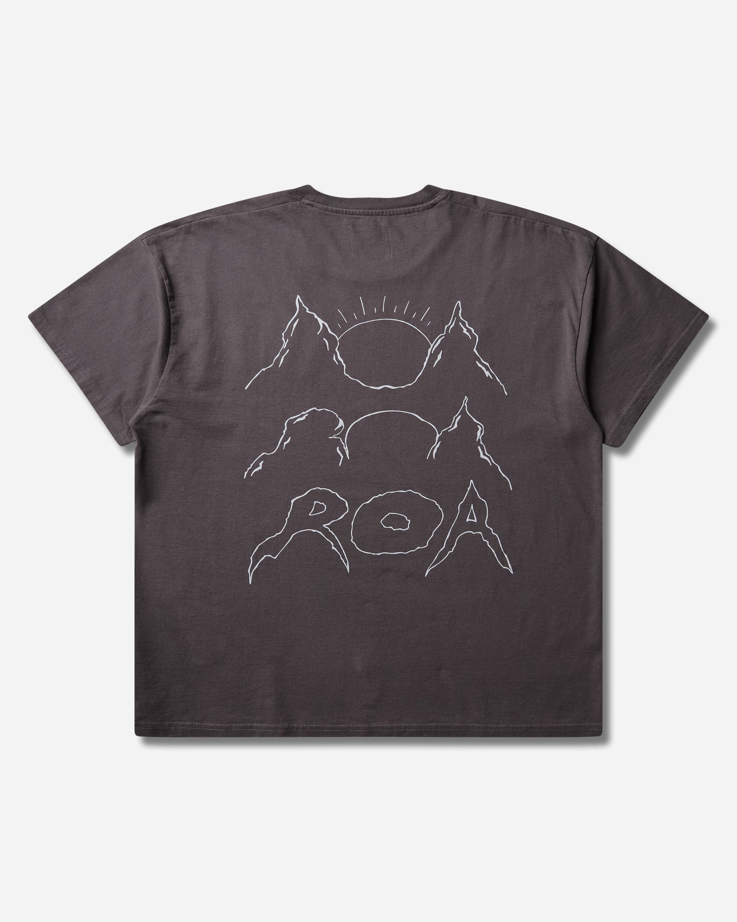 ROA Lava Mountain T-Shirt Anthracite T-Shirts Top YBUW054FA28 ANT0001