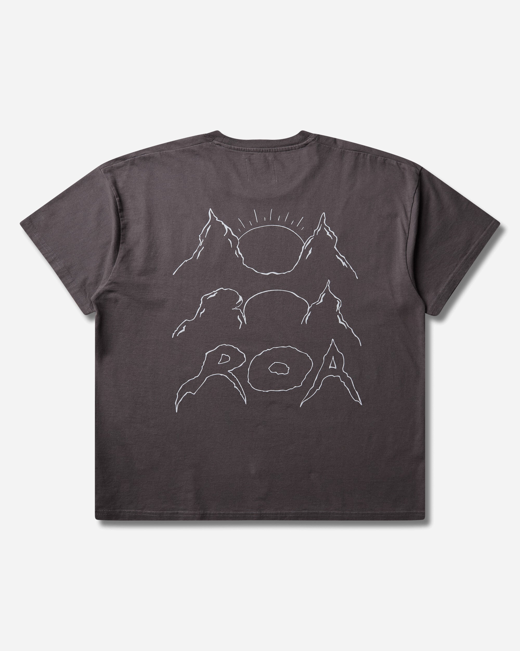 ROA Lava Mountain T-Shirt Anthracite T-Shirts Top YBUW054FA28 ANT0001