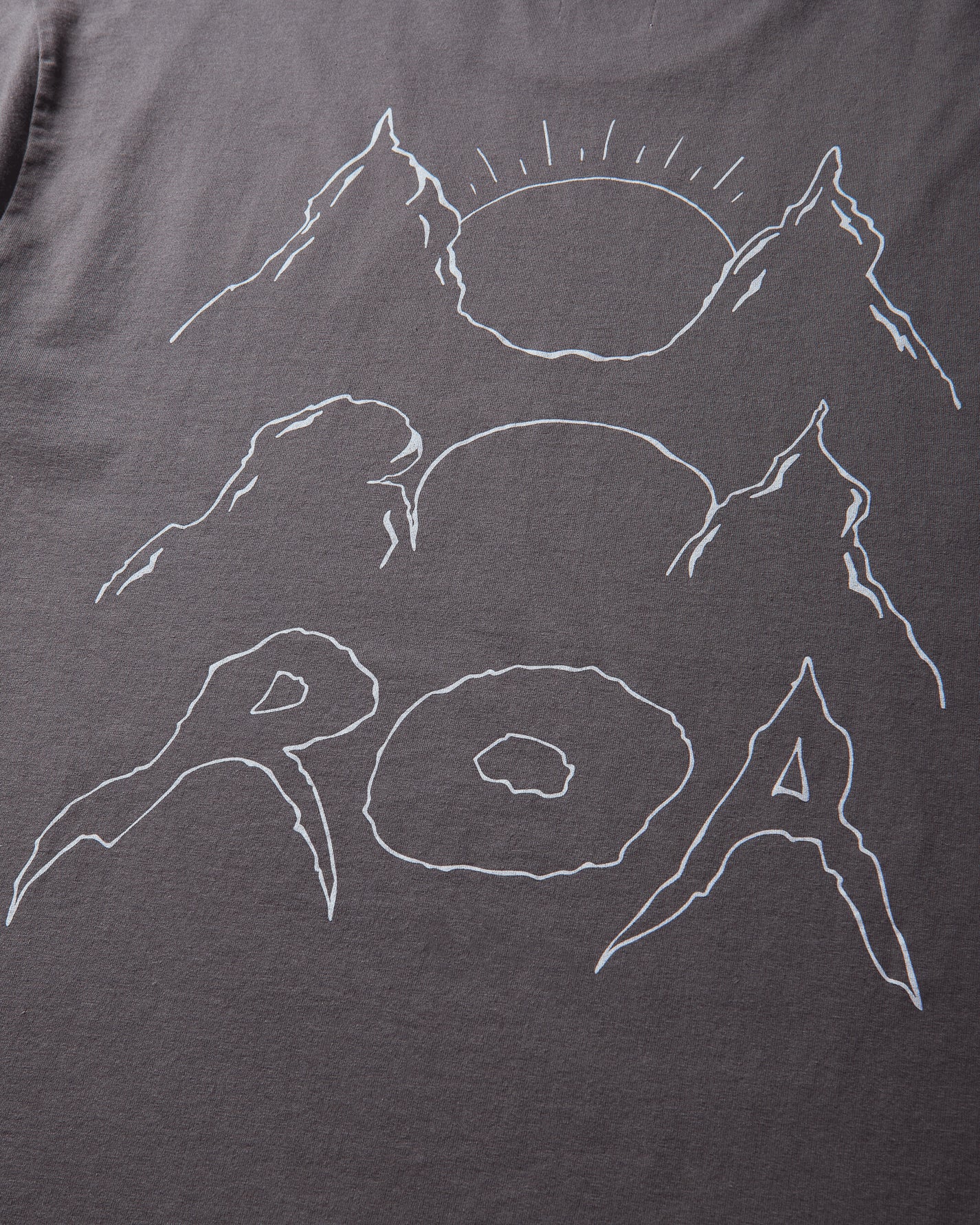 ROA Lava Mountain T-Shirt Anthracite T-Shirts Top YBUW054FA28 ANT0001