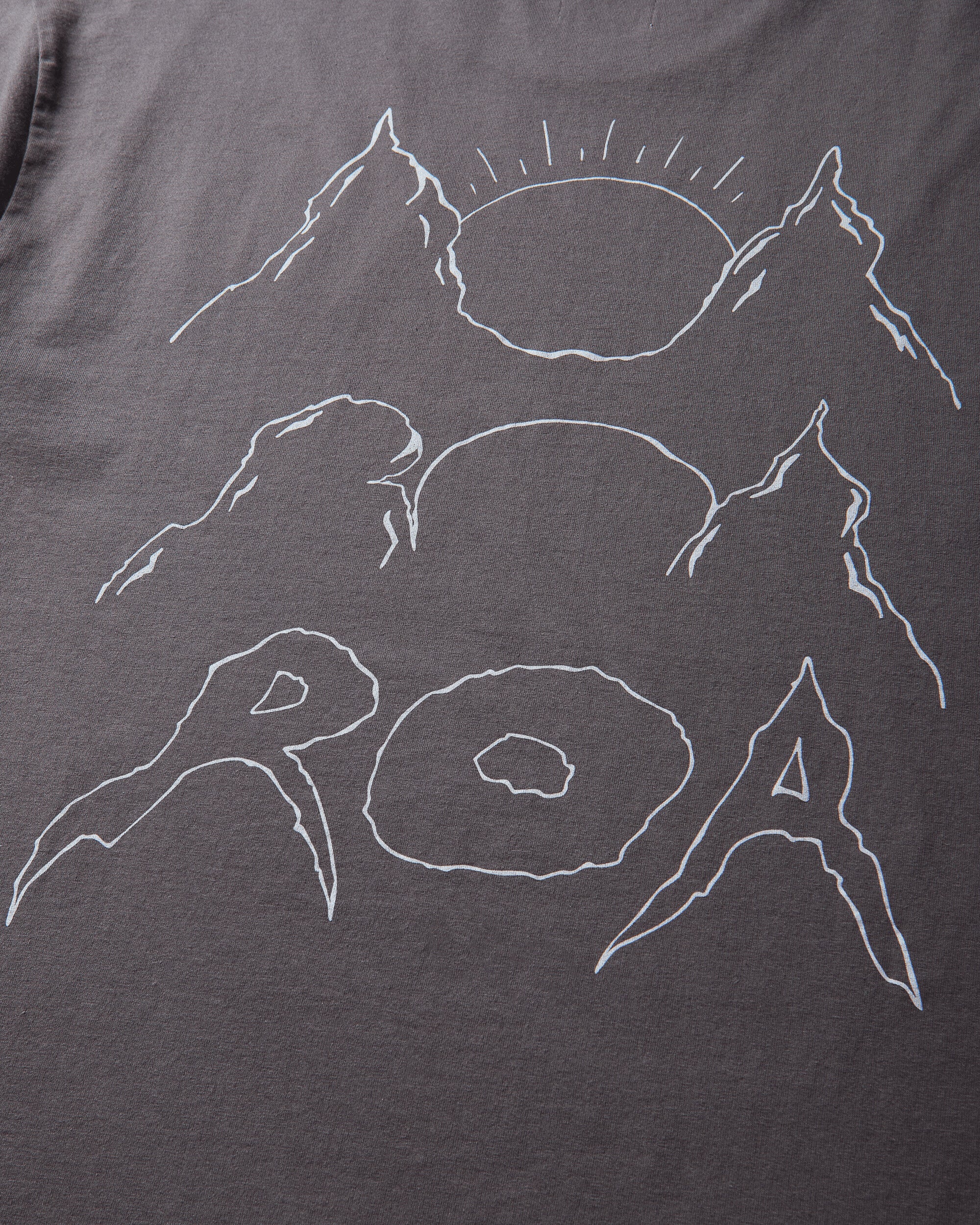 ROA Lava Mountain T-Shirt Anthracite T-Shirts Top YBUW054FA28 ANT0001