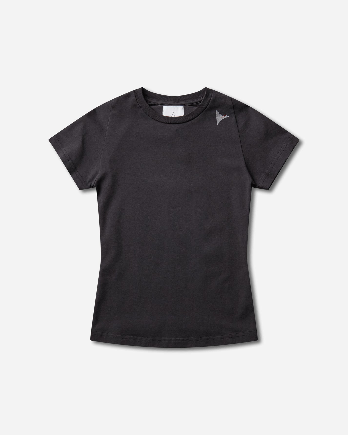 ROA Logo Baby Tee Washed Black T-Shirts Top YBWW087JY31 BLK0020