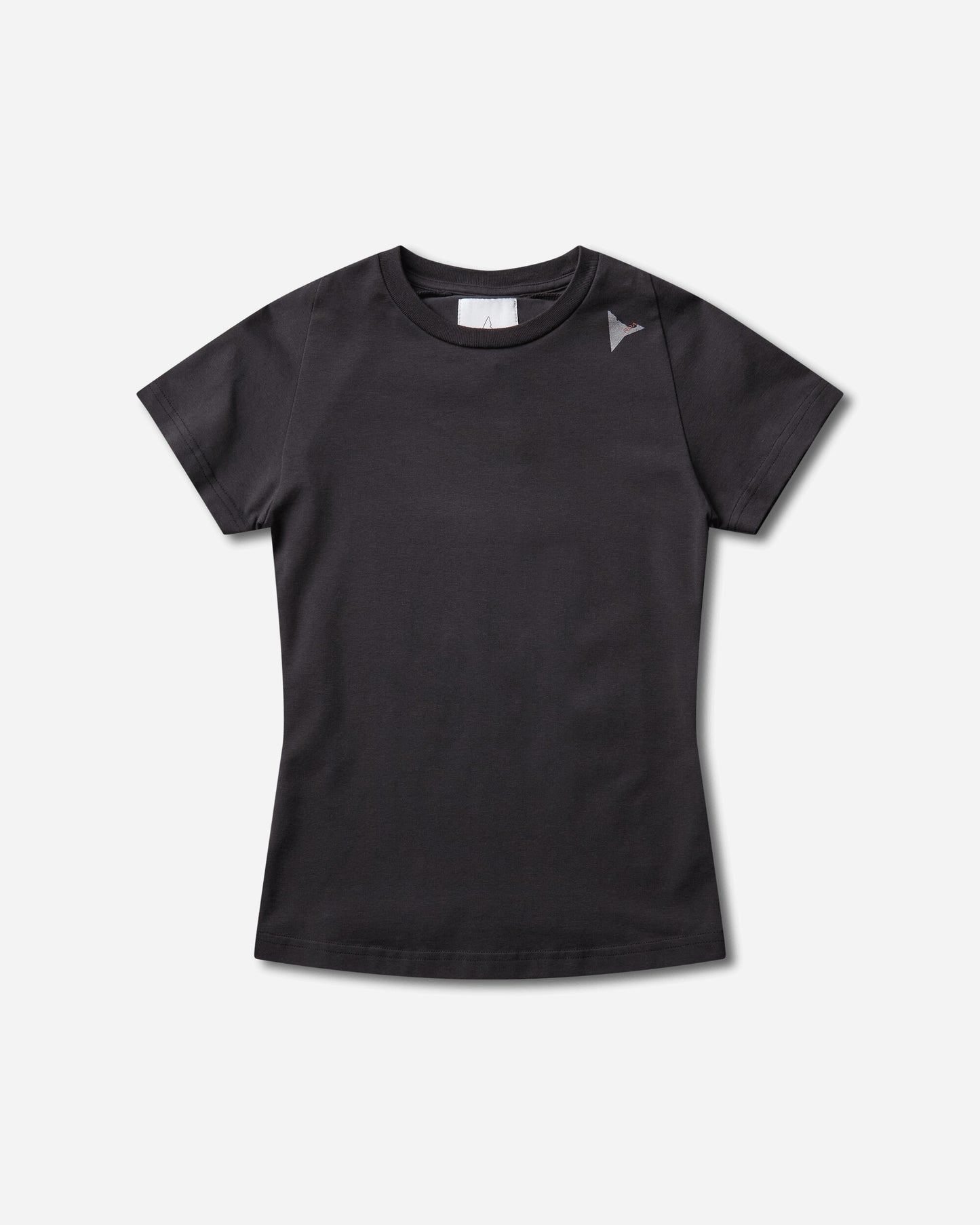ROA Logo Baby Tee Washed Black T-Shirts Top YBWW087JY31 BLK0020