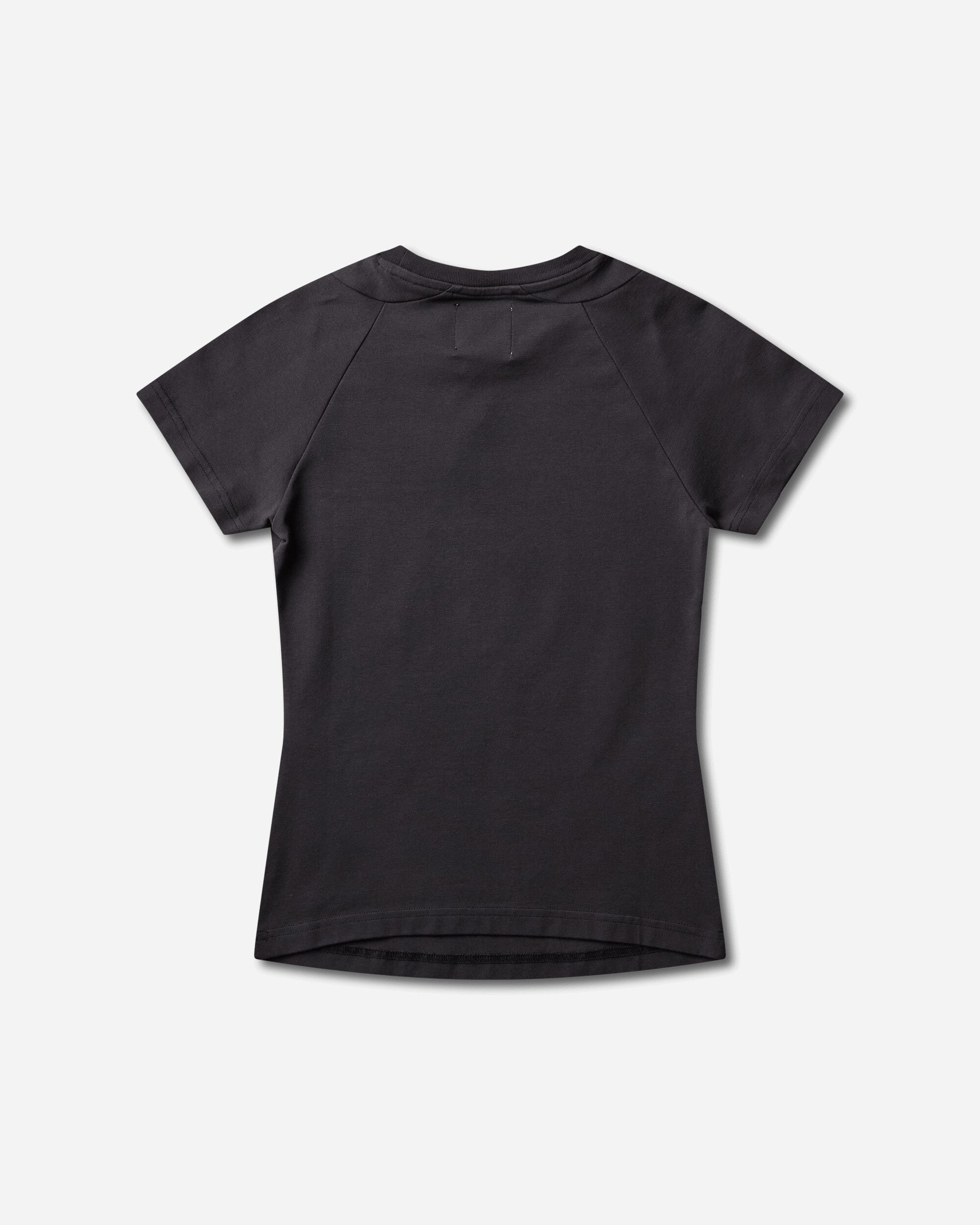 ROA Logo Baby Tee Washed Black T-Shirts Top YBWW087JY31 BLK0020