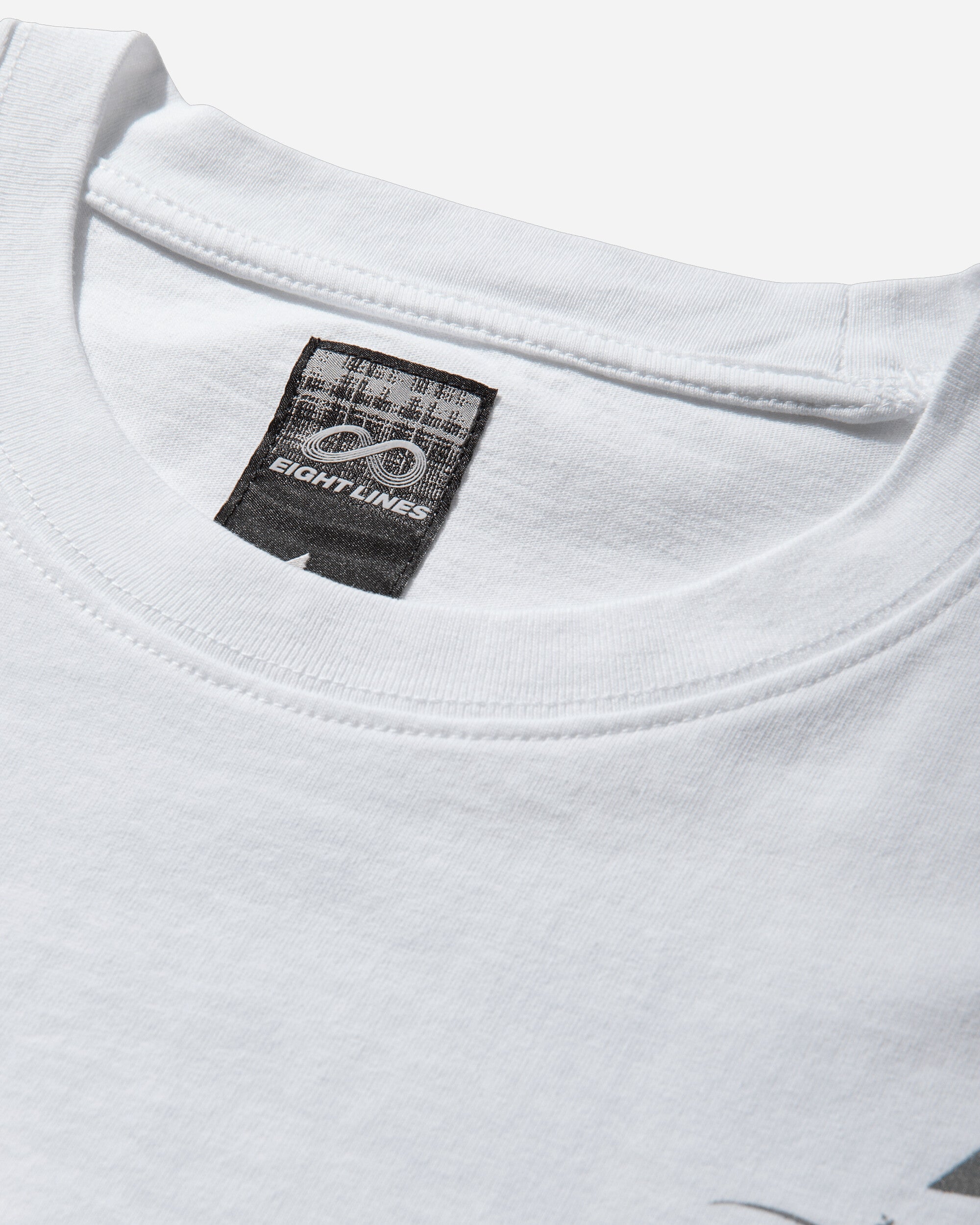 ROA Roa X Eightlines T-Shirt White T-Shirts Top YBMW0238JY30 WTH0001