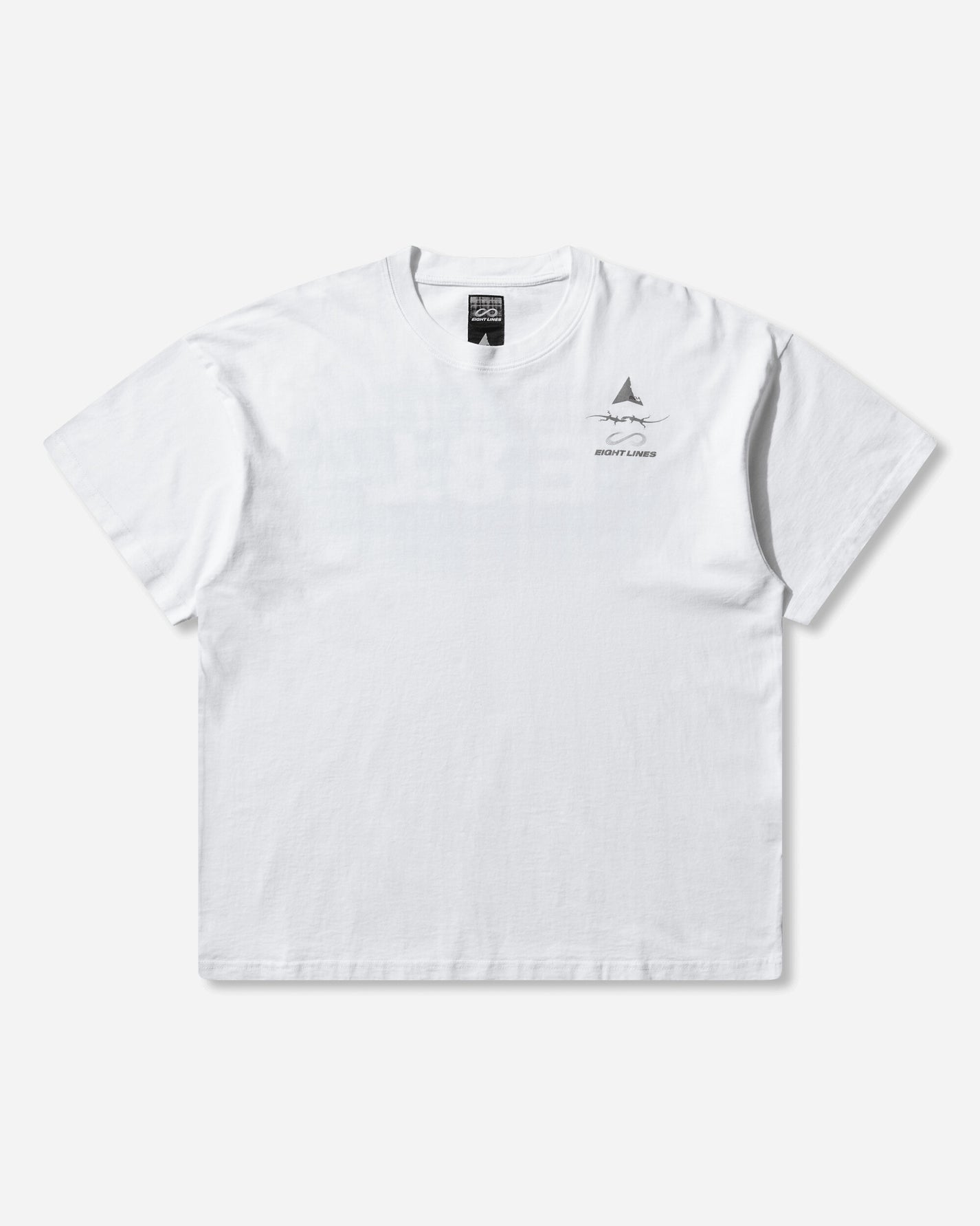 ROA Roa X Eightlines T-Shirt White T-Shirts Top YBMW0238JY30 WTH0001