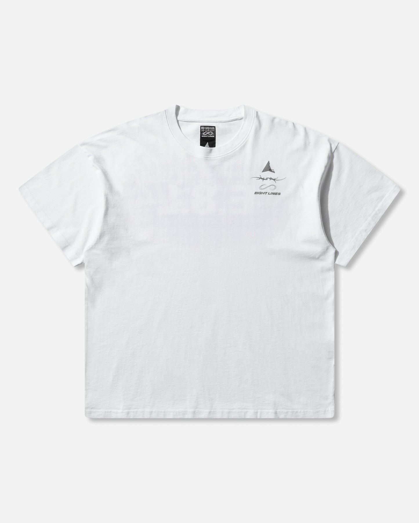 ROA Roa X Eightlines T-Shirt White T-Shirts Top YBMW0238JY30 WTH0001