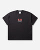 ROA Signal Mountain T-Shirt Washed Black T-Shirts Top YBUW053FA27 BLK0020